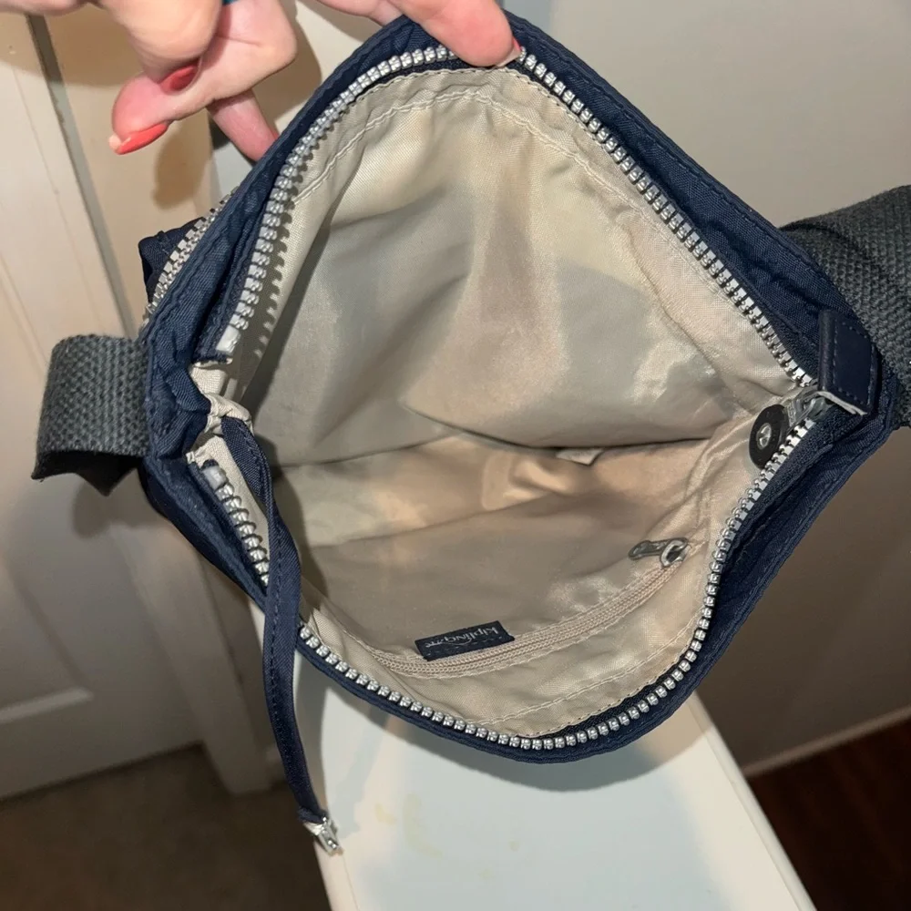 Kipling Blue Crossbody Bag with Adjustable Strap